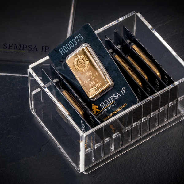 Lingotes oro en blíster 10 x 100 gramos - SEMPSA, España